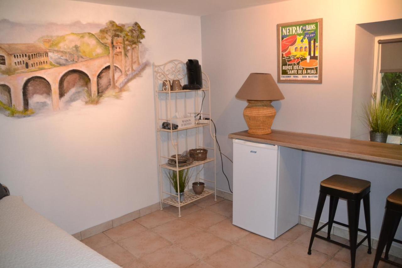 Maison Sous Le Pont Bed & Breakfast Meyras Bagian luar foto